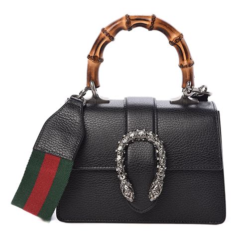 gucci dionysus top handle bag black